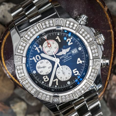 breitling with diamonds for sale|diamond breitling watches for sale.